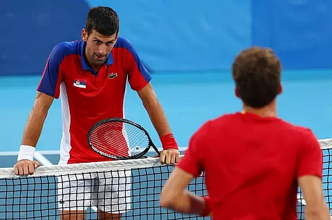 Novak Djokovic withdraws from mixed doubles after losing singles to Busta