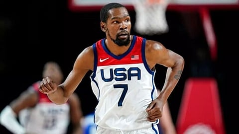 Basketball player Durant becomes USA's top scorer at Olympics