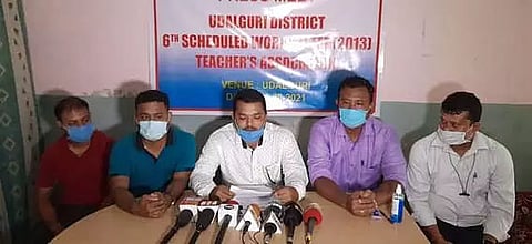 Udalguri district 6th Schedule TET teachers demand regularization of posts