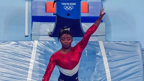 Simone Biles bags bronze in balance beam
