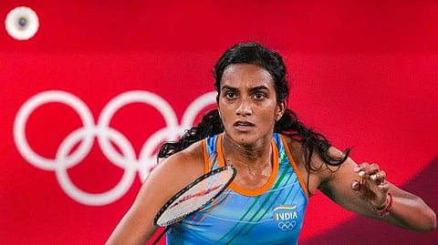 PV Sindhu accorded warm welcome on arrival