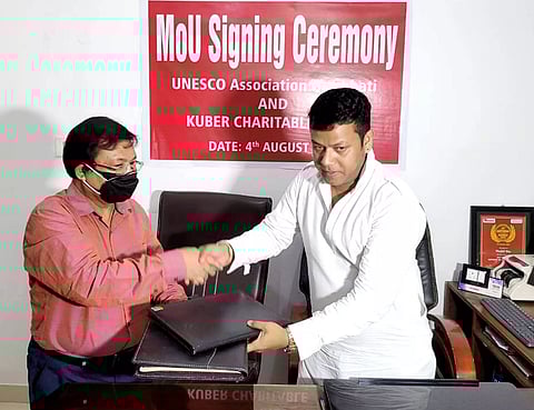 MoU signed between UNESCO Association Guwahati and Kuber Charitable Trust