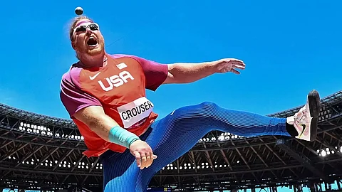 US shot putter Ryan Crouser wins gold at the Tokyo Olympics