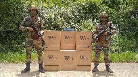 Assam Rifles seize areca nuts & foreign-origin cigarettes in Mizoram