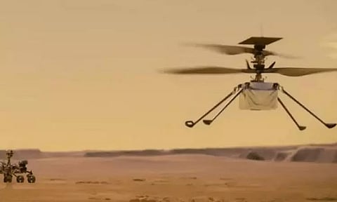 NASA's Ingenuity honoured for history making flights on Mars