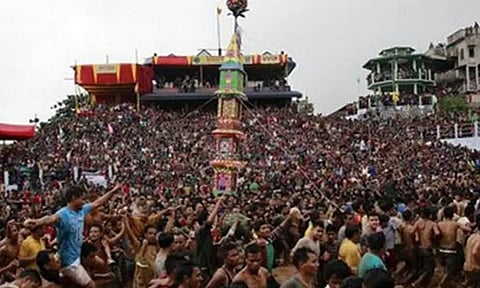 Thousands throng annual Behdienkhlam festival at Jowai