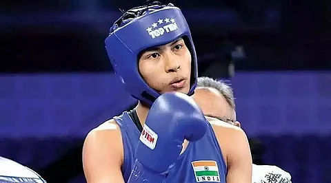 Assam Olympic Association felicitates boxer Lovlina Borgohain with cash award
