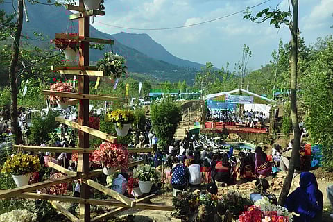 Flowers can bring smiles to Manipur