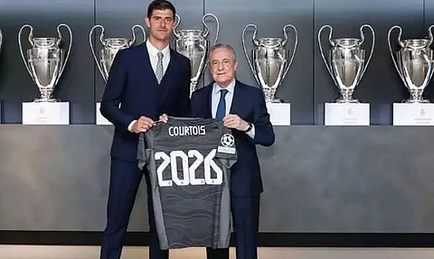 Thibaut Courtois extends contract with Real Madrid