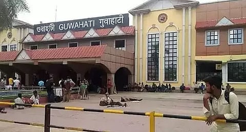 Government Railway Police seized foreign-made clothes in Guwahati