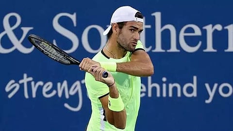 Wimbledon finalist Matteo Berrettini in Cincinnati third round