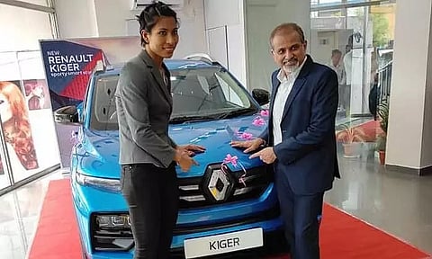 Olympic Medallist Lovlina Borgohain Gifted Renault-Kiger in Guwahati