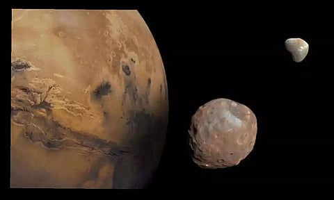 Mars Orbiter photos of Red Planet's biggest moon released