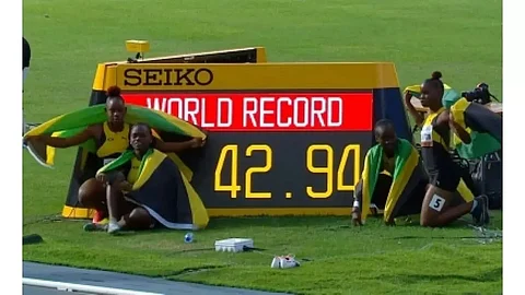 Jamaica, South Africa set world records on way to relay golds