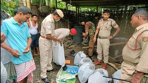 Tamulpur Police seized ganja worth over Rs 1 lakh , one arrested