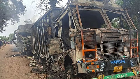 'DNLA' kills 5 drivers, sets afire trucks; Extortion might be behind attack: DGP