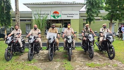 Six new motorcycles gifted to Kaziranga National Park to enhance vigil