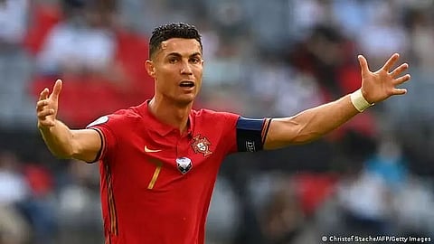 Portuguese soccer star Cristiano Ronaldo returns to Manchester United