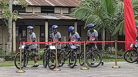 Azadi Ka Amrit Mahotsav: SSB cycle rally leaves for Delhi