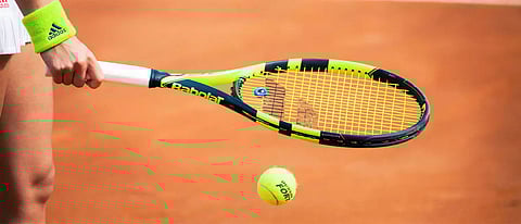 Two upsets in OIL-AITA Super Series Tennis Tournament