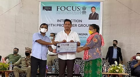 Meghalaya Chief Minister Conrad K Sangma launched 'FOCUS' in Samanda Block