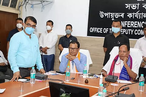 Assam Assembly Speaker Biswajit Daimary, Archaeology Team Visits Tezpur