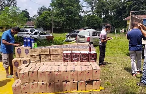 Illegal liquor seized in Sonitpur district, two arrested