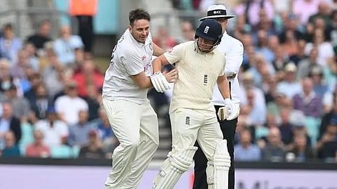 Pitch invader Jarvo arrested after collision with Bairstow