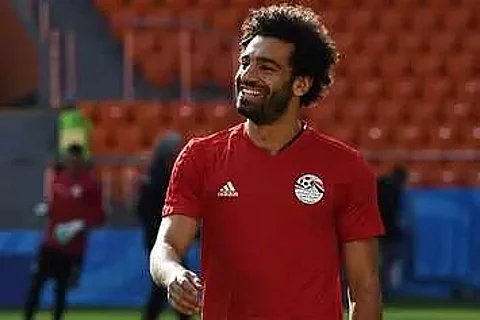 Salah joins Egypt squad in Gabon