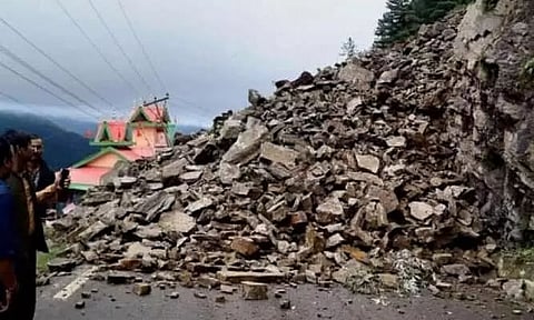 Landslides Blocked NH10, cuts off Sikkim From Rest of India