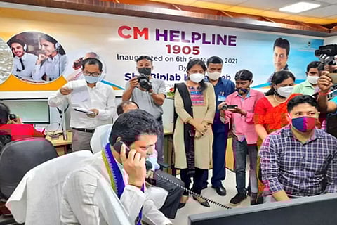 Tripura government launches helpline to take governance to people's doorsteps