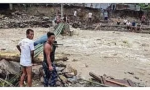 Rain creates havoc in Kamle district of Arunachal Pradesh