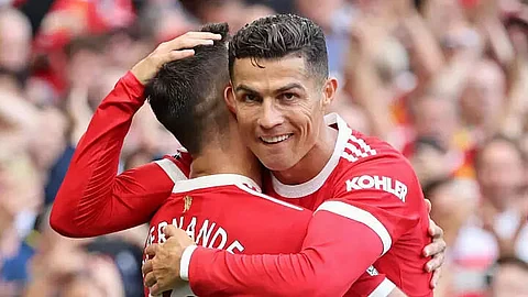 Ronaldo scores on second Manchester United debut