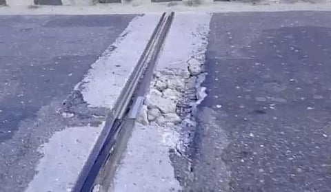 Jiya Bharali bridge between Khanamuk and Towbhanga in deplorable condition
