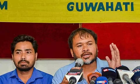 Akhil Gogoi Announces Dhairjya Konwar as Raijor Dal's Thowra Candidate