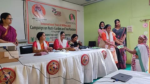 Krishi Vigyan Kendra organized Poshan Vatika Mahabhiyan in Sonitpur