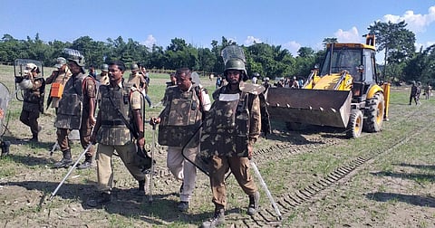 Massive eviction drive in Darrang, 8,000 bighas of govt land cleared