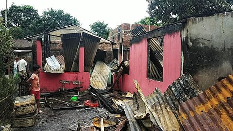 Fire guts dwelling house at Harangajao