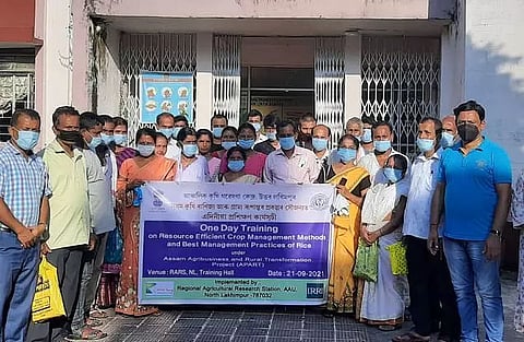 Training programme on 'Resource Efficient Crop Management Methods' held in Lakhimpur