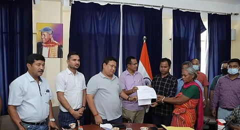 BTC Chief Pramod Boro Hands Over Appointment Letters To Kins Of Encounter Victims