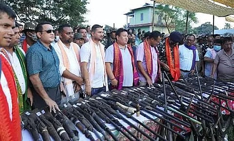 57 Poachers of Raimona National Park Surrender