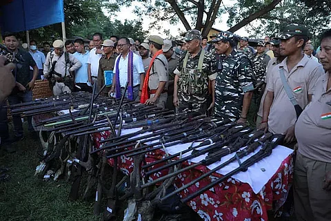 57 poachers surrender arms, pledge to protect Raimana National Park in Kokrajhar