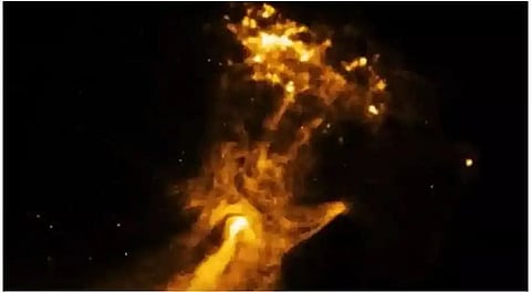 NASA posts image of 'Hand of God', netizens awestruck