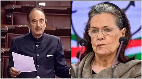 Former Leader Ghulam Nabi Azad writes to Sonia Gandhi