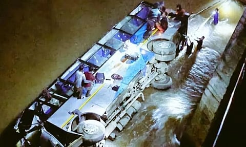 6 Dead After Bus Falls Into River In Meghalaya