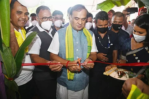 CM Himanta inaugurates several bridges and visits school, AWC in Dhemaji