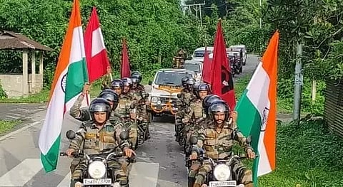 Swarnim Vijay Mashal arrives in Dibrugarh to rousing welcome