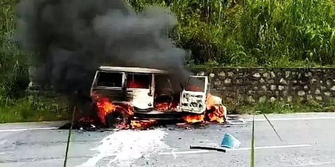 Former Meghalaya CM EK Lyngdoh's son burnt alive in road accident