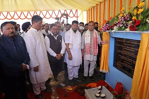 Assam CM Himanta Biswa Sarma Inaugurated 132/33-KV Chapakhowa Grid Substation