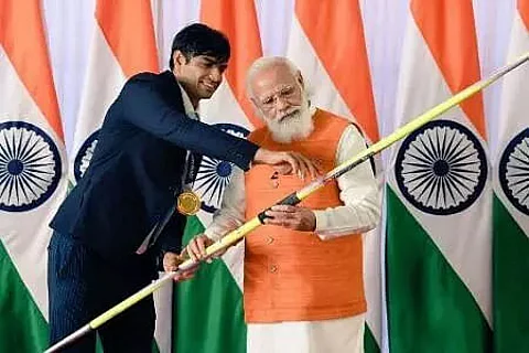 Neeraj Chopra's Javelin Receives Highest Bid Of Rs 1.5 Cr. In E-auction
